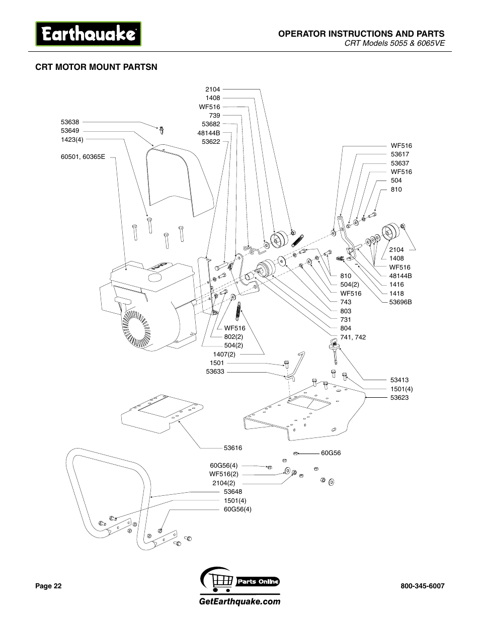 EarthQuake 5055 User Manual | Page 22 / 28