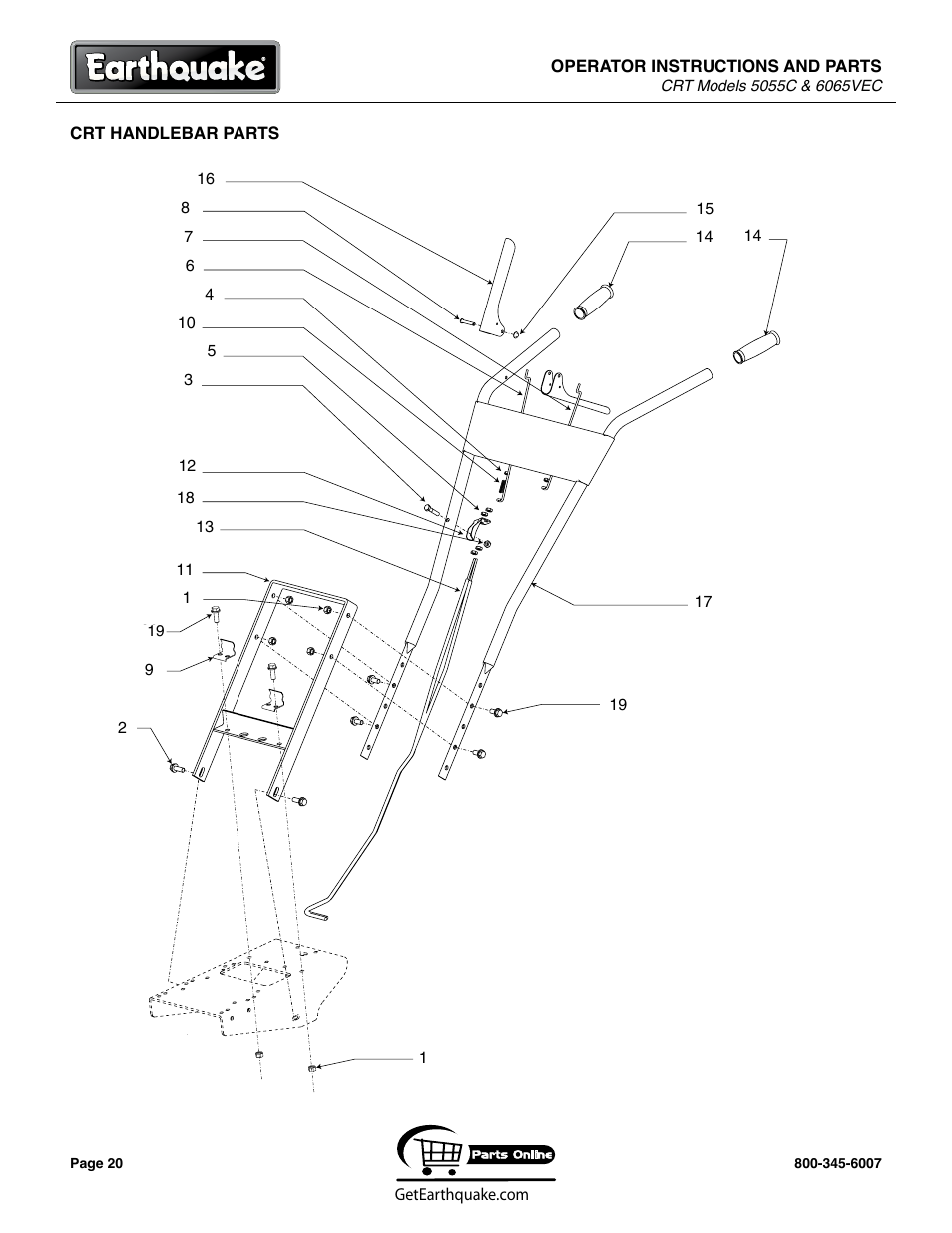 EarthQuake 6065VEC User Manual | Page 20 / 28