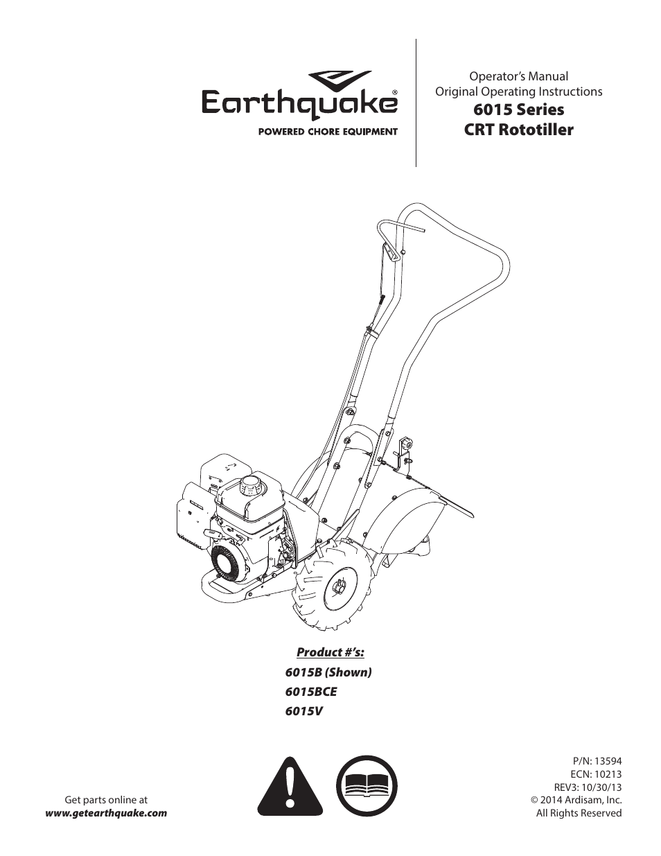 EarthQuake 6015V User Manual | 36 pages