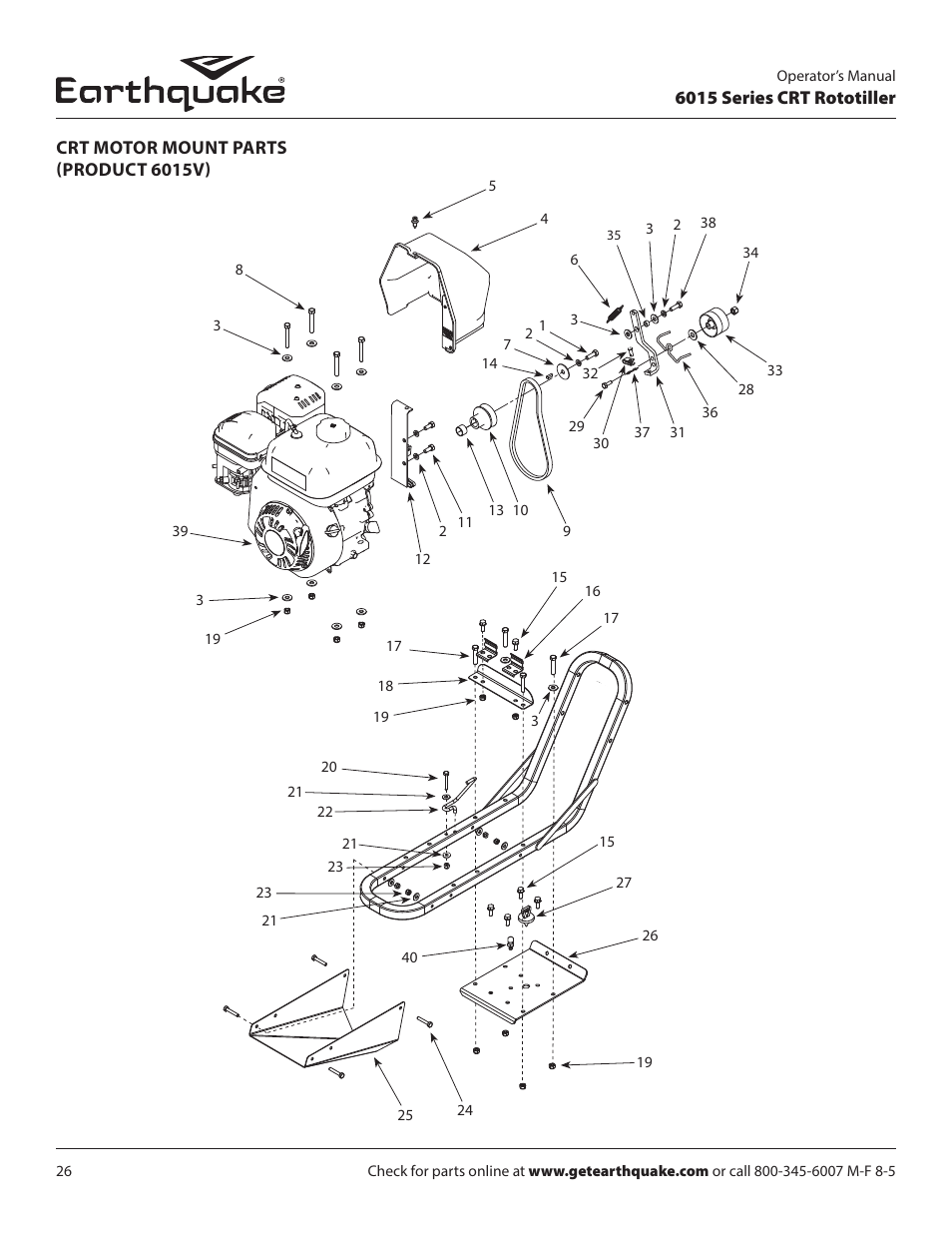 EarthQuake 6015V User Manual | Page 26 / 36