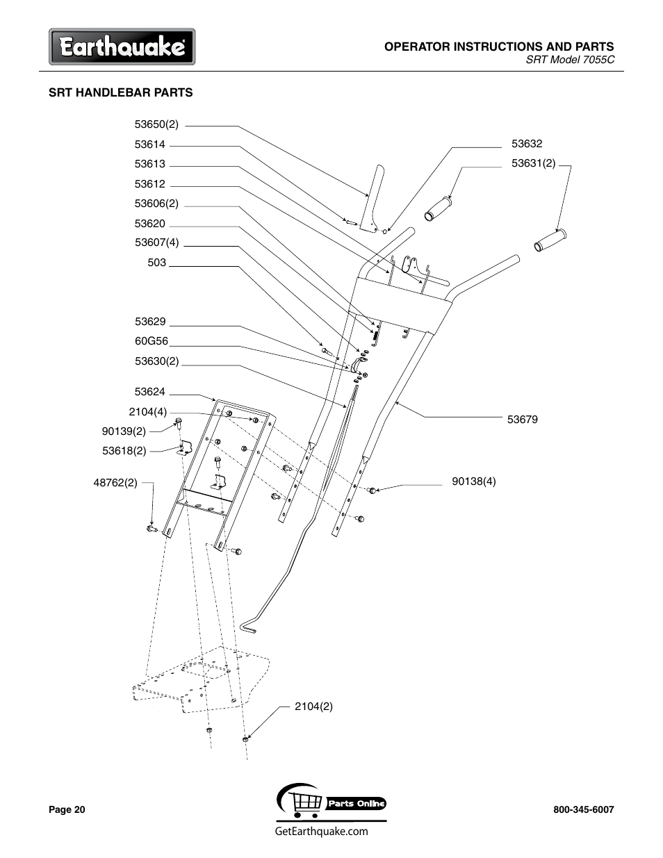 EarthQuake 7055C User Manual | Page 20 / 28