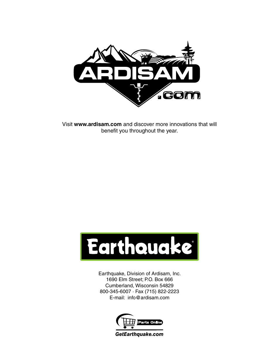 Ardisam | EarthQuake 7065V User Manual | Page 28 / 28