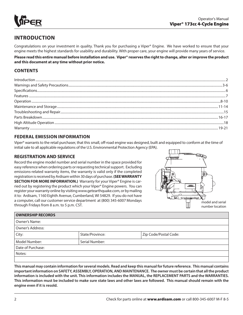 Introduction | EarthQuake 600050VCE User Manual | Page 2 / 24