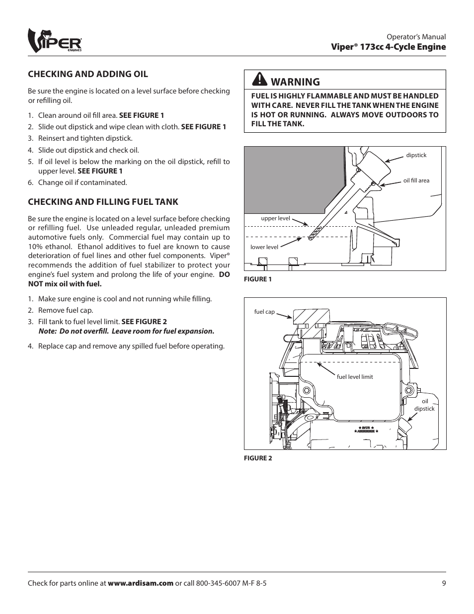 Warning | EarthQuake 600050VCE User Manual | Page 9 / 24