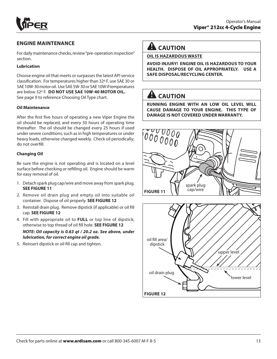 Caution | EarthQuake W1265V User Manual | Page 13 / 24