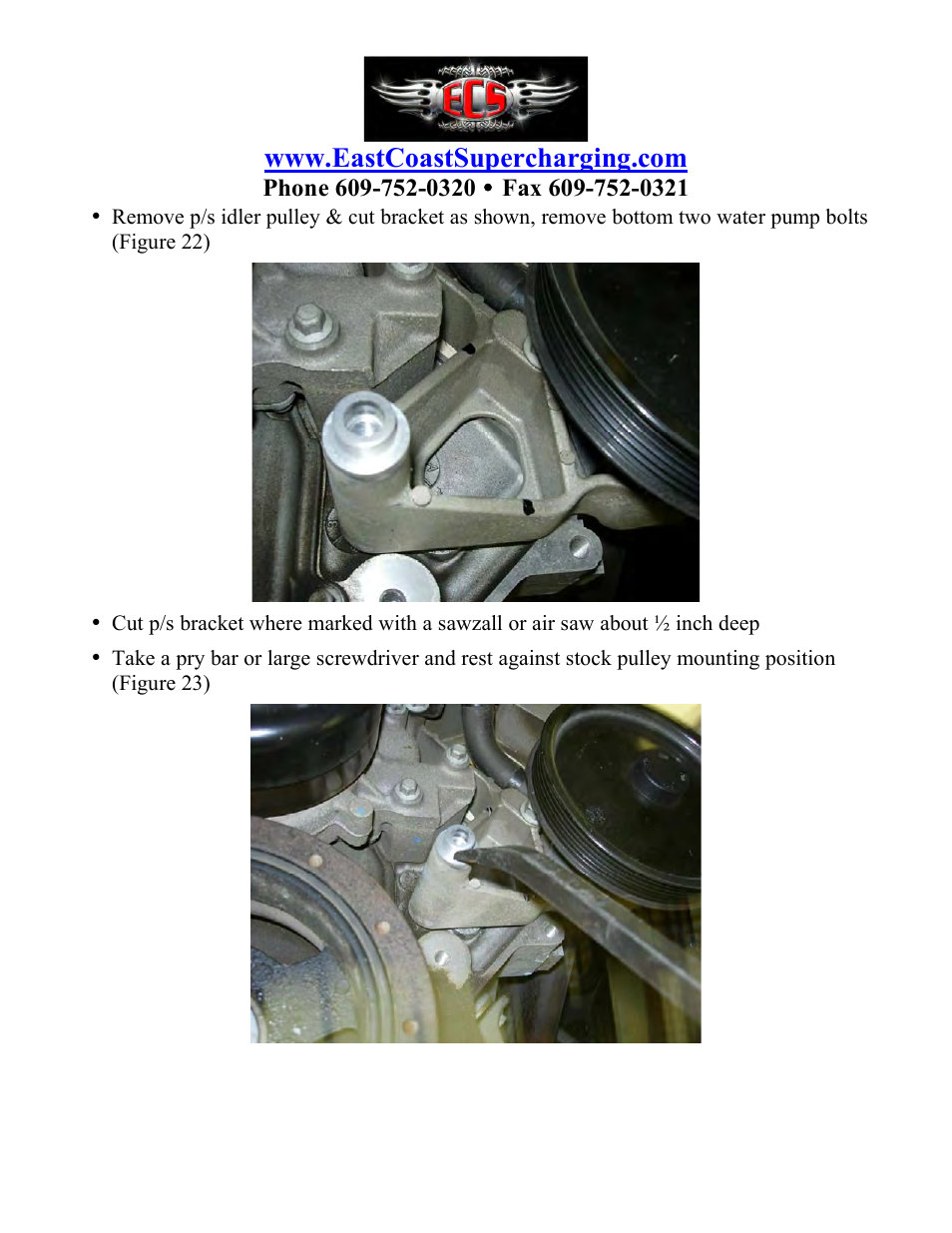 East Coast Supercharging ECS Paxton SC1500 C5 Supercharger Kit User Manual | Page 11 / 23