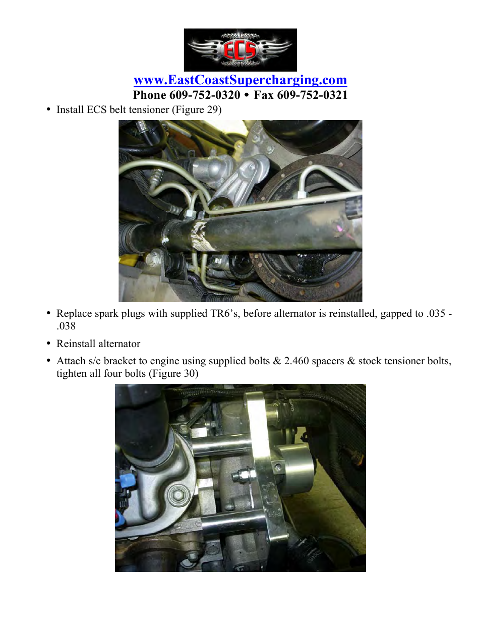 East Coast Supercharging ECS Paxton SC1500 C5 Supercharger Kit User Manual | Page 14 / 23
