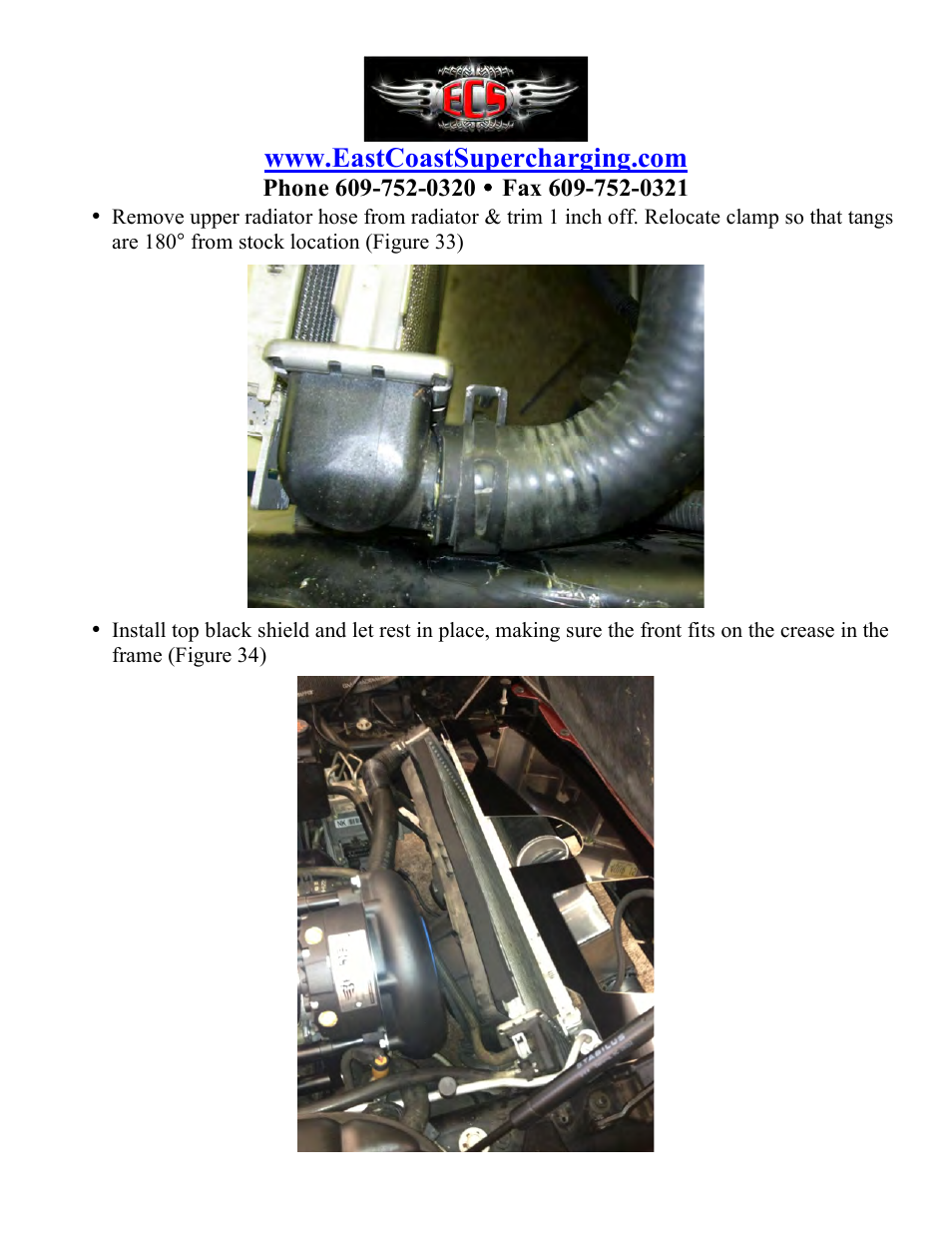 East Coast Supercharging ECS Paxton SC1500 C5 Supercharger Kit User Manual | Page 16 / 23