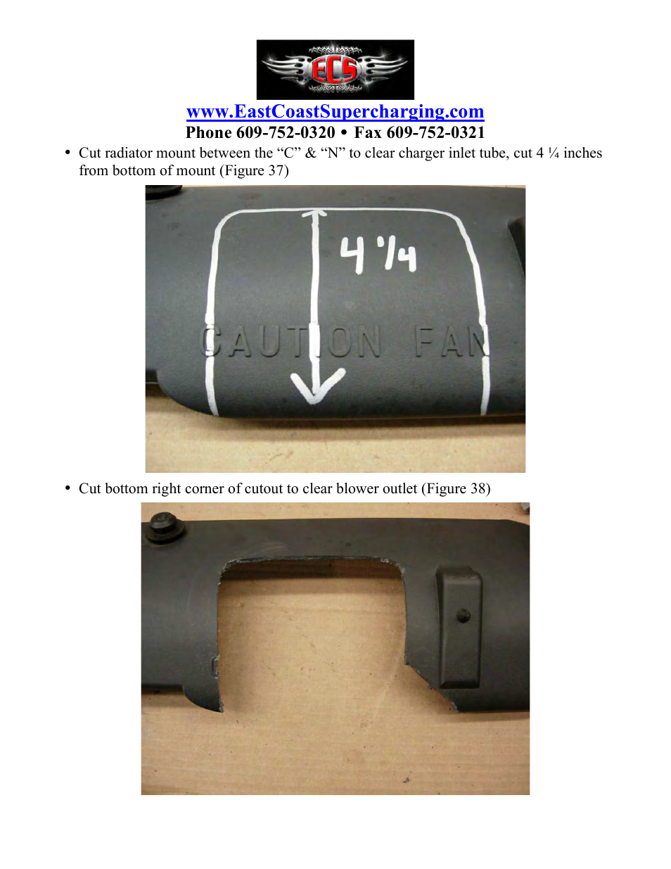 East Coast Supercharging ECS Paxton SC1500 C5 Supercharger Kit User Manual | Page 18 / 23