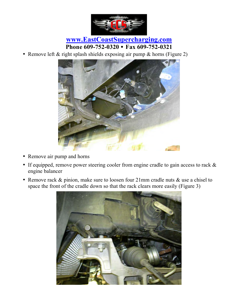 East Coast Supercharging ECS Paxton SC1500 C5 Supercharger Kit User Manual | Page 2 / 23