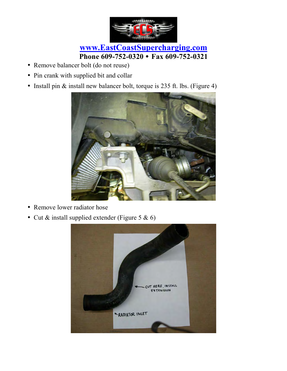 East Coast Supercharging ECS Paxton SC1500 C5 Supercharger Kit User Manual | Page 3 / 23