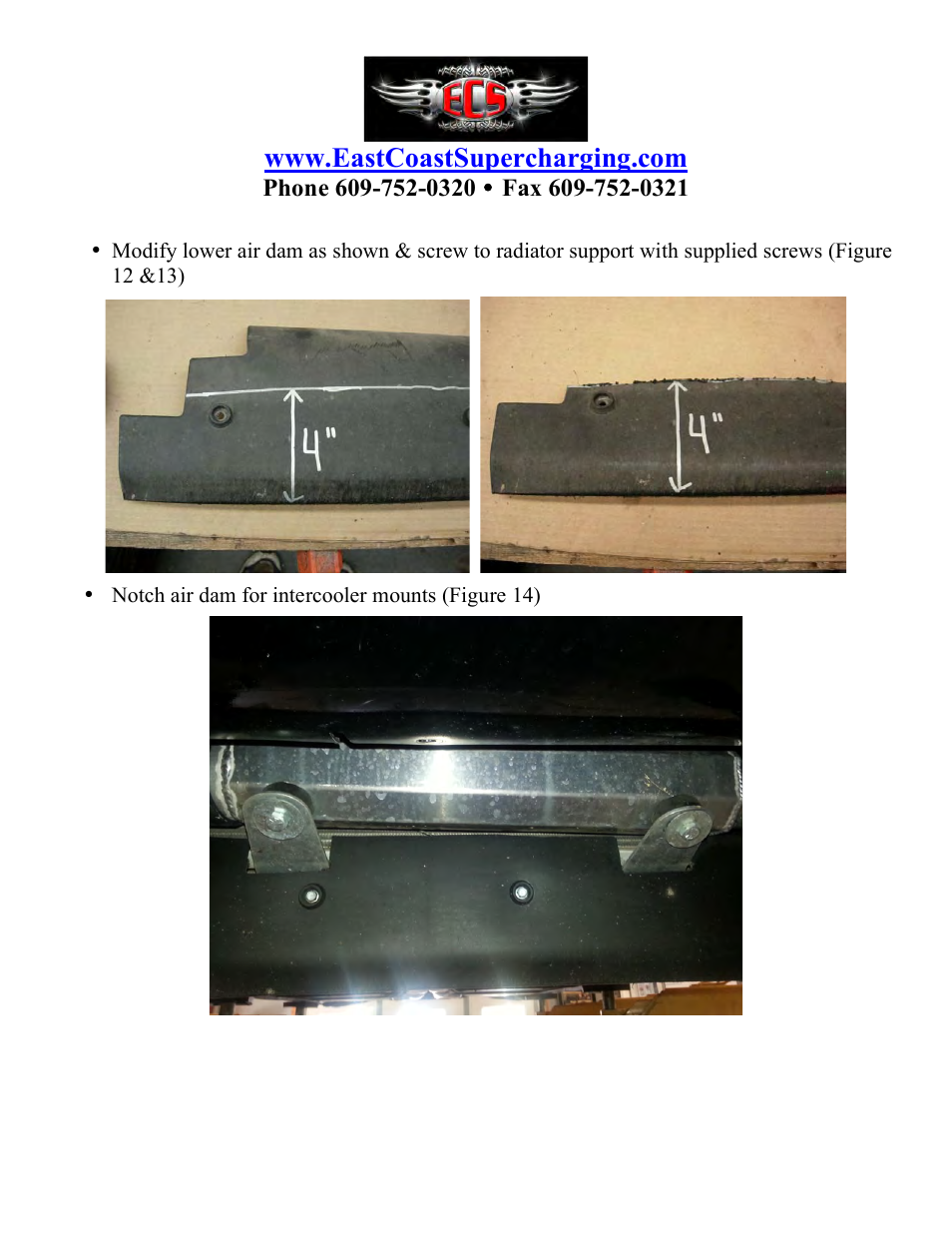 East Coast Supercharging ECS Paxton SC1500 C5 Supercharger Kit User Manual | Page 7 / 23