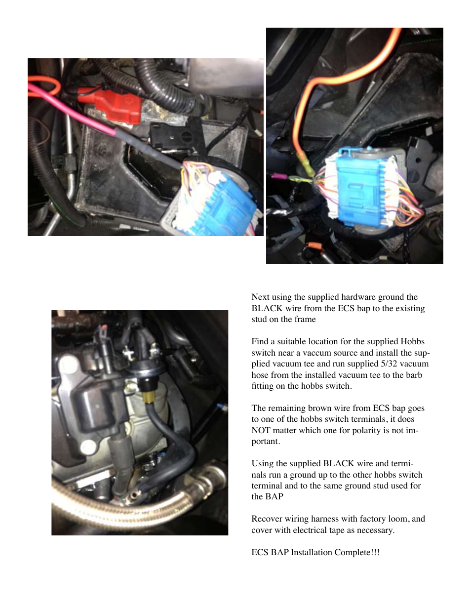 East Coast Supercharging ECS Paxton SC1500 C6 Supercharger Kit User Manual | Page 35 / 37