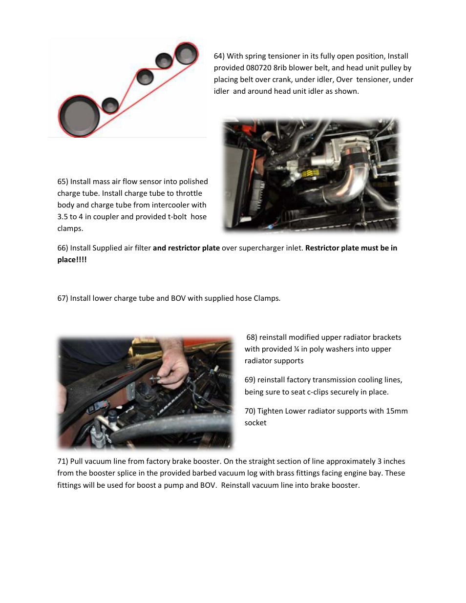 East Coast Supercharging ECS Paxton SC1500 2010+ Camaro Supercharger Kit User Manual | Page 21 / 25