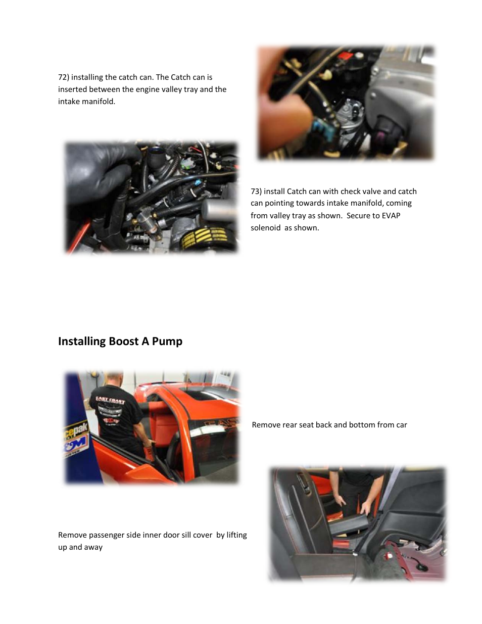 Installing boost a pump | East Coast Supercharging ECS Paxton SC1500 2010+ Camaro Supercharger Kit User Manual | Page 22 / 25
