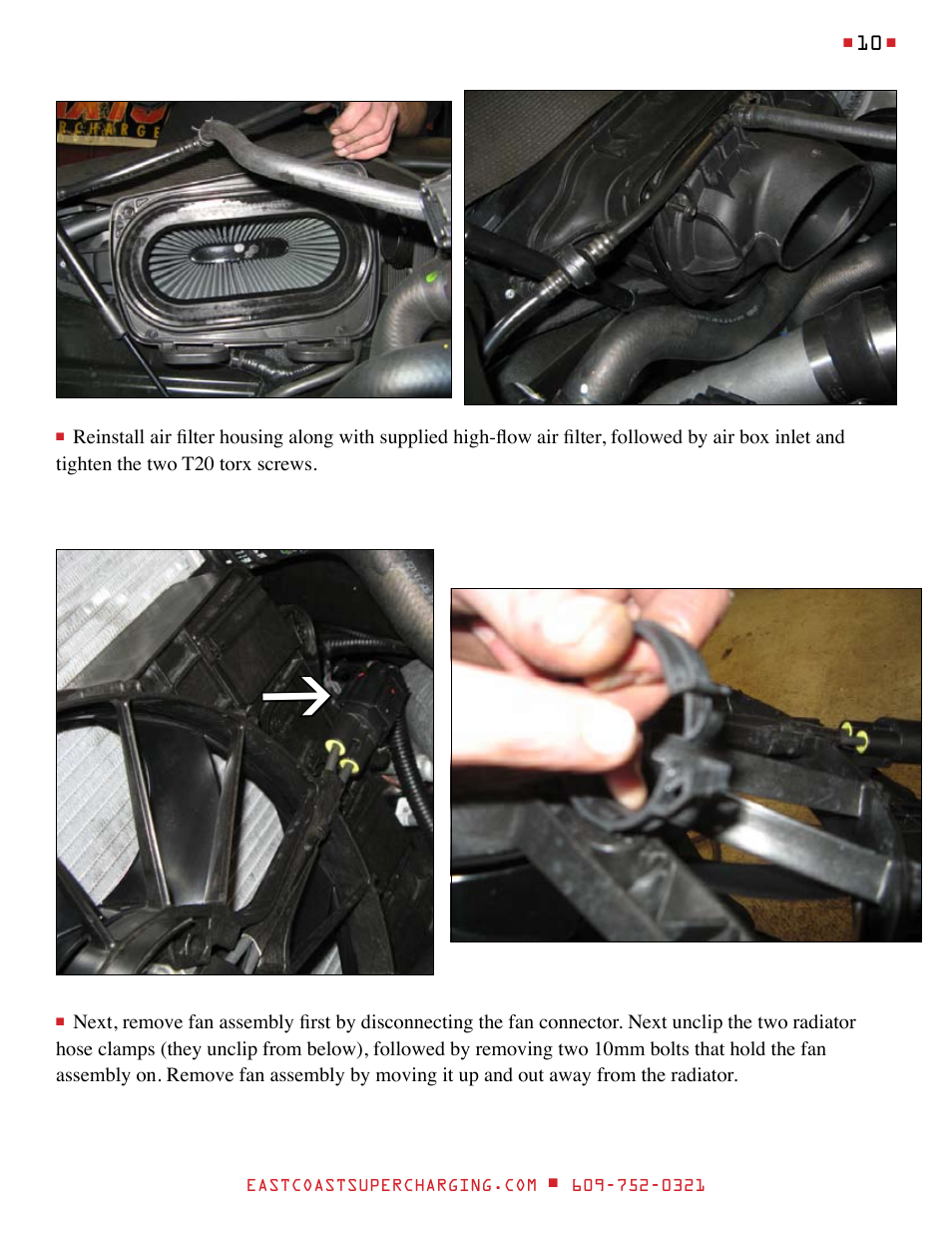 East Coast Supercharging ECS Paxton SC1500 '14 C7 Supercharger Kit User Manual | Page 10 / 43