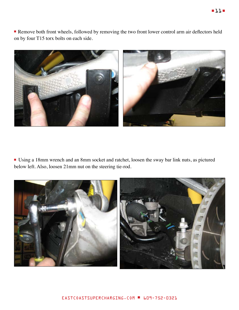 East Coast Supercharging ECS Paxton SC1500 '14 C7 Supercharger Kit User Manual | Page 11 / 43