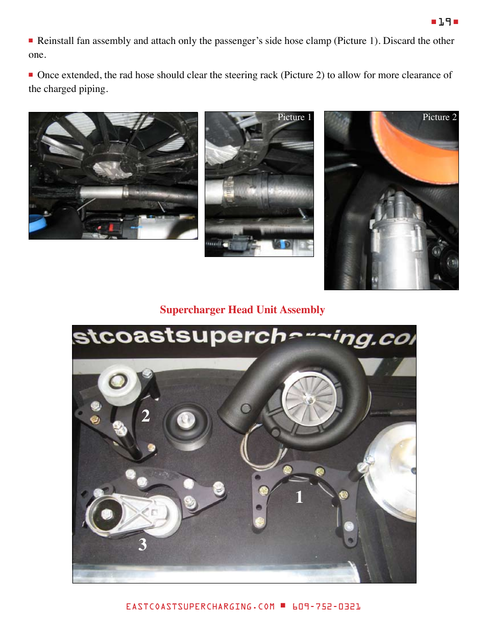 East Coast Supercharging ECS Paxton SC1500 '14 C7 Supercharger Kit User Manual | Page 19 / 43