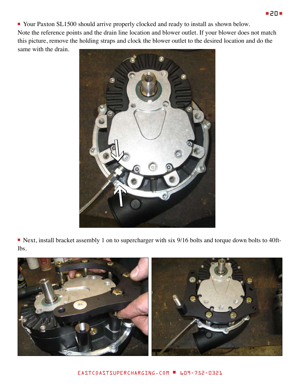 East Coast Supercharging ECS Paxton SC1500 '14 C7 Supercharger Kit User Manual | Page 20 / 43