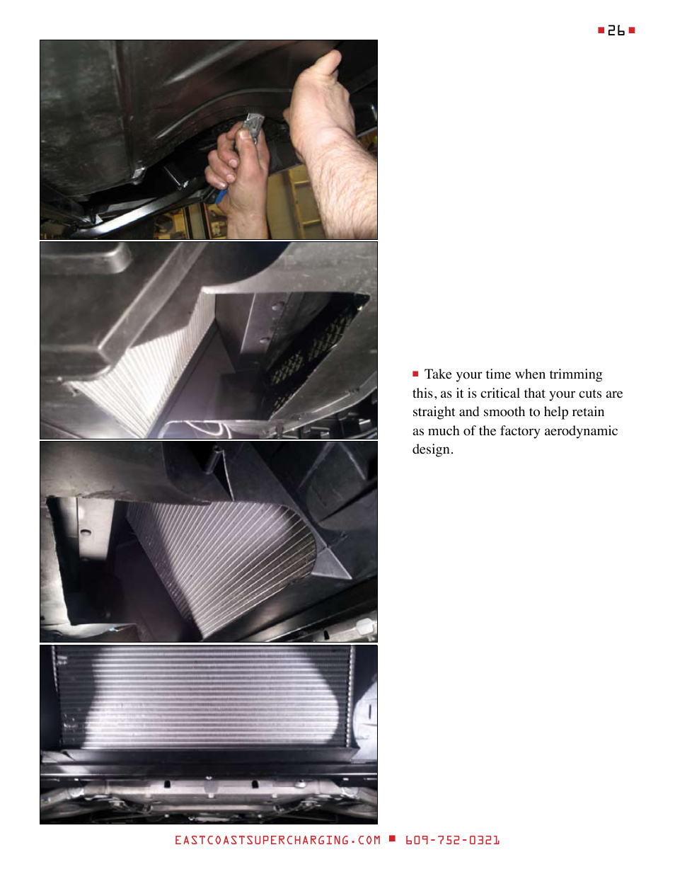 East Coast Supercharging ECS Paxton SC1500 '14 C7 Supercharger Kit User Manual | Page 26 / 43
