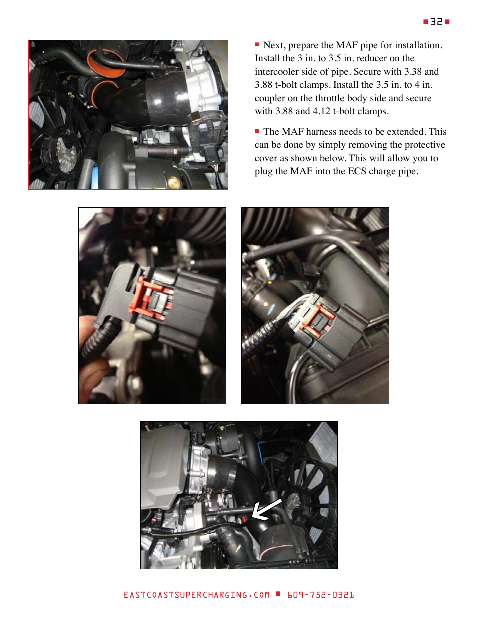East Coast Supercharging ECS Paxton SC1500 '14 C7 Supercharger Kit User Manual | Page 32 / 43