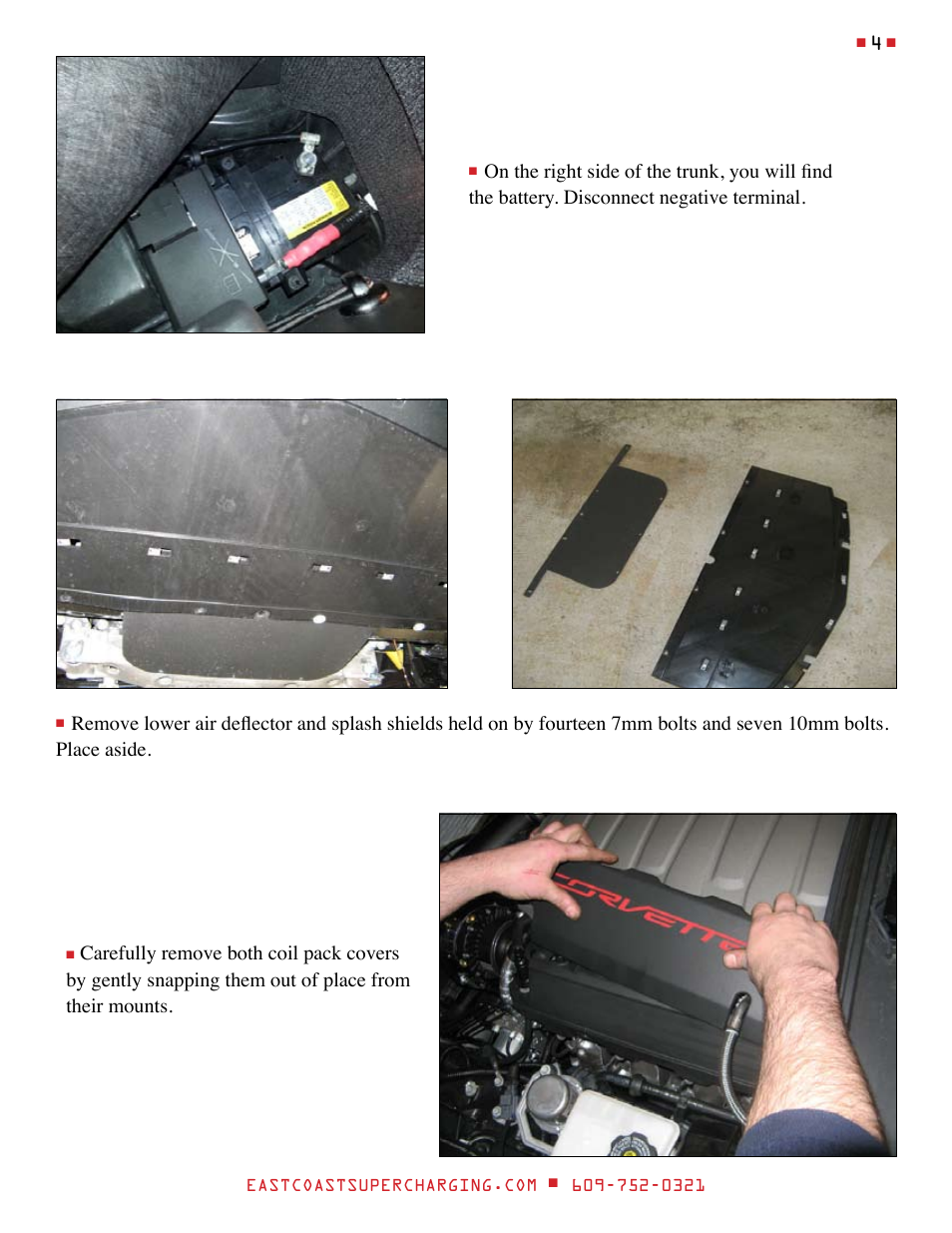 East Coast Supercharging ECS Paxton SC1500 '14 C7 Supercharger Kit User Manual | Page 4 / 43