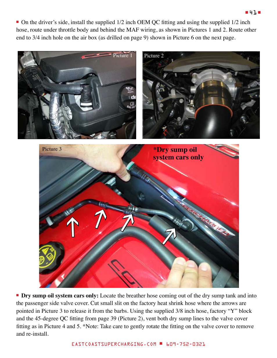 J j j j | East Coast Supercharging ECS Paxton SC1500 '14 C7 Supercharger Kit User Manual | Page 41 / 43