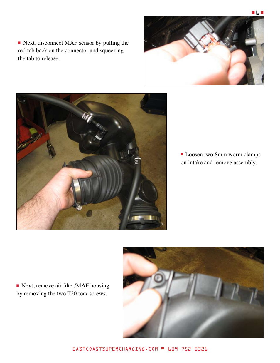 East Coast Supercharging ECS Paxton SC1500 '14 C7 Supercharger Kit User Manual | Page 6 / 43