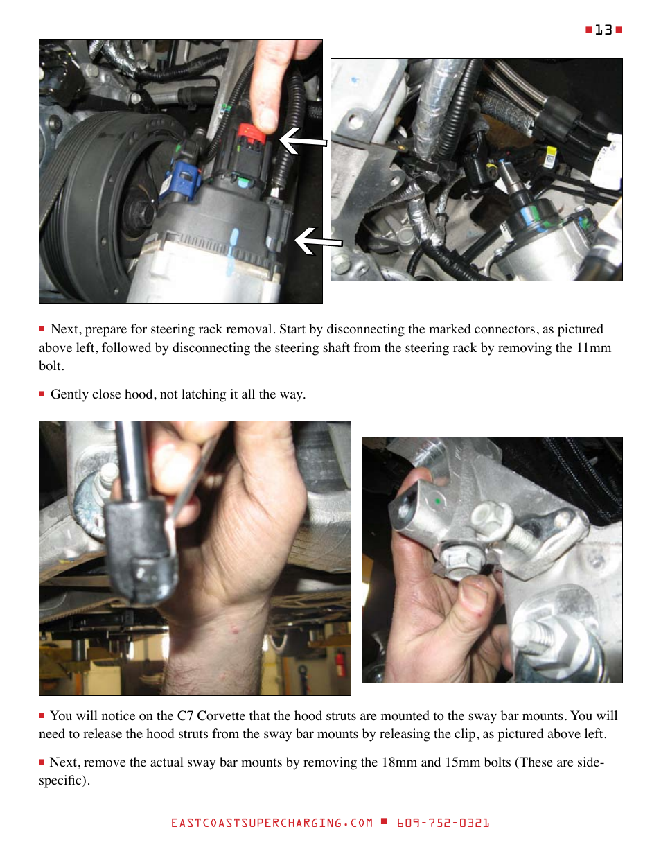 East Coast Supercharging ECS Paxton SC1500 '15 C7 Supercharger Kit User Manual | Page 13 / 45