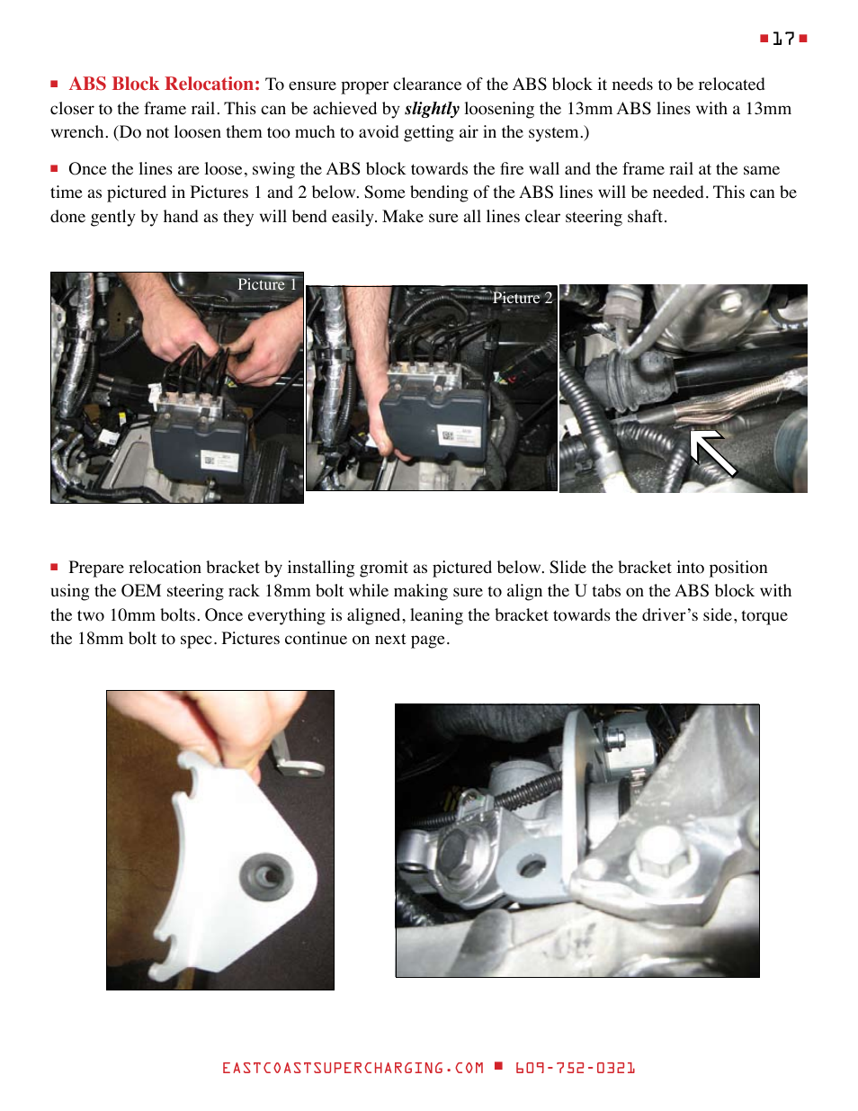 East Coast Supercharging ECS Paxton SC1500 '15 C7 Supercharger Kit User Manual | Page 17 / 45