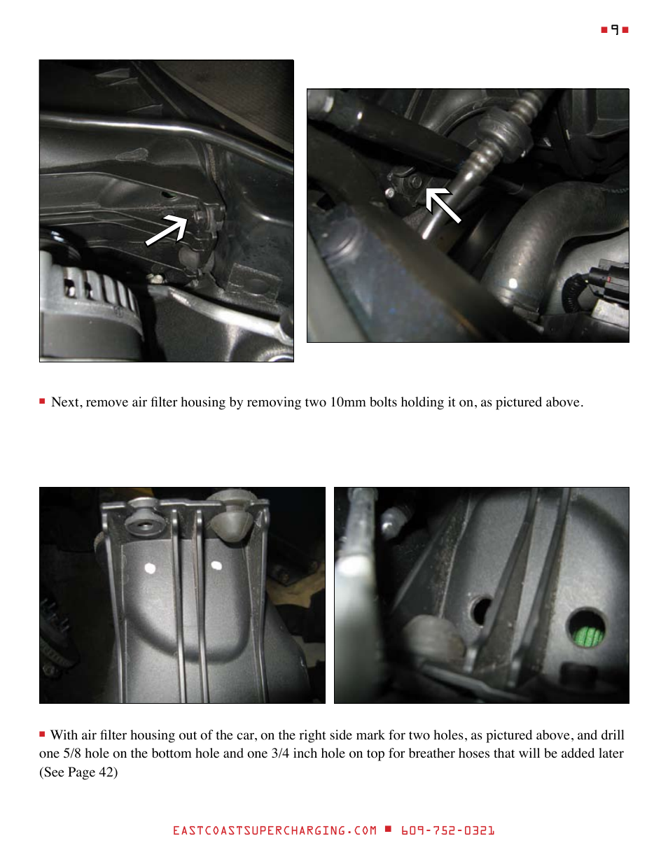 East Coast Supercharging ECS Paxton SC1500 '15 C7 Supercharger Kit User Manual | Page 9 / 45