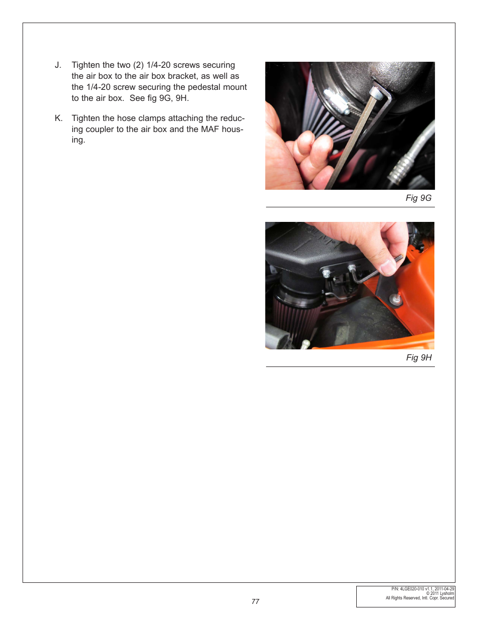 East Coast Supercharging Lysholm 2010+ Camaro Supercharger Kit User Manual | Page 87 / 101