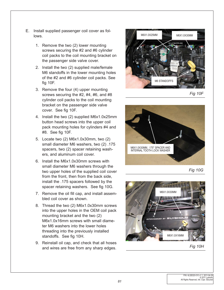 East Coast Supercharging Lysholm 2010+ Camaro Supercharger Kit User Manual | Page 91 / 101