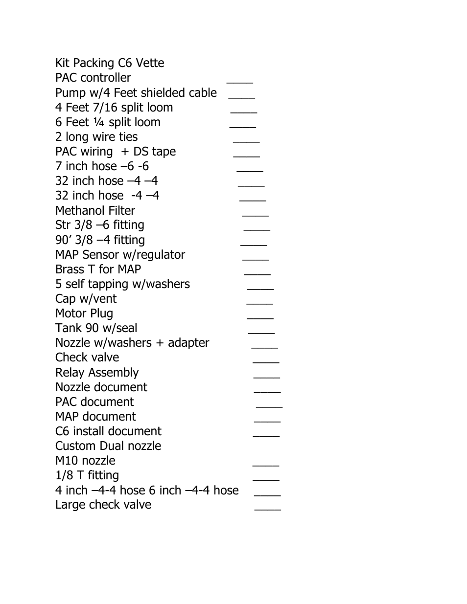 East Coast Supercharging ECS Alky C6 User Manual | 25 pages