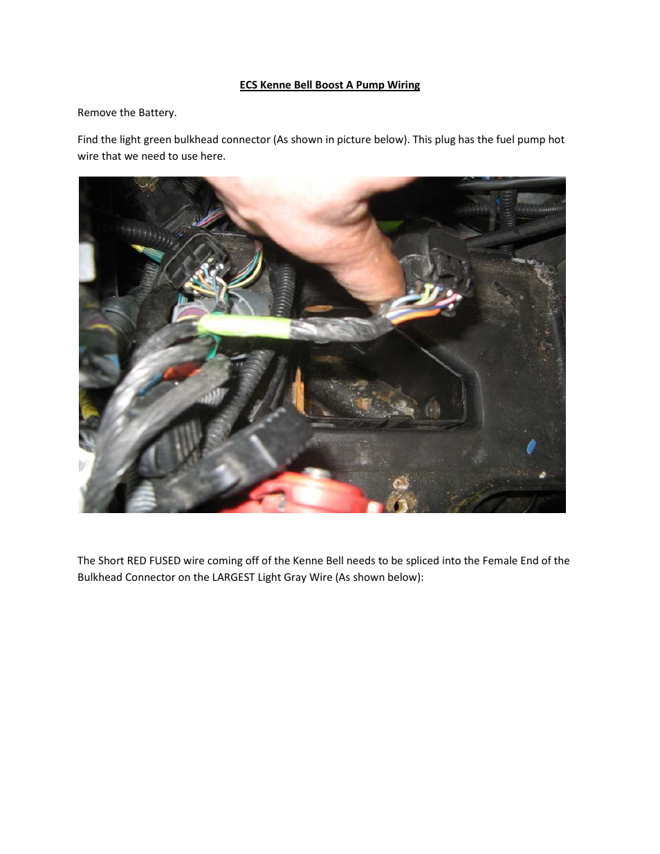 East Coast Supercharging ECS Kenne Bell Voltage Booster Directions User Manual | 3 pages