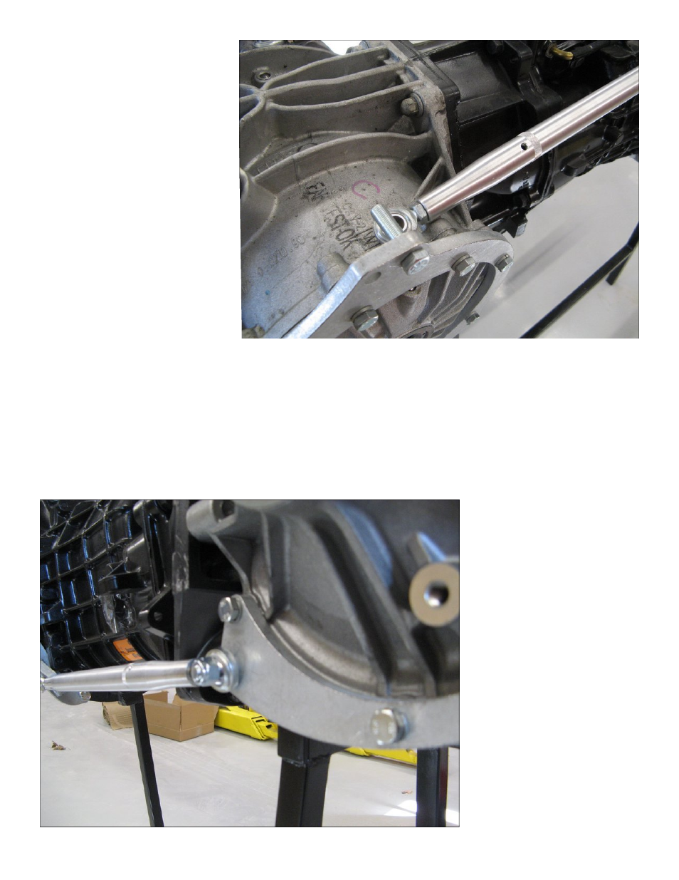 Fig 6 fig 7 | East Coast Supercharging ECS Trans Strut Brace User Manual | Page 5 / 6