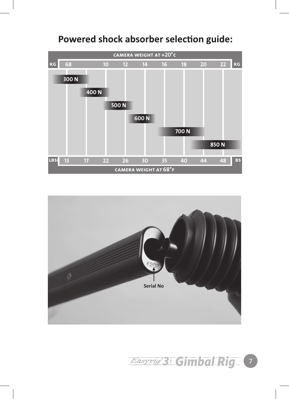 Easyrig 3 Gimbal Rig User Manual | Page 7 / 12