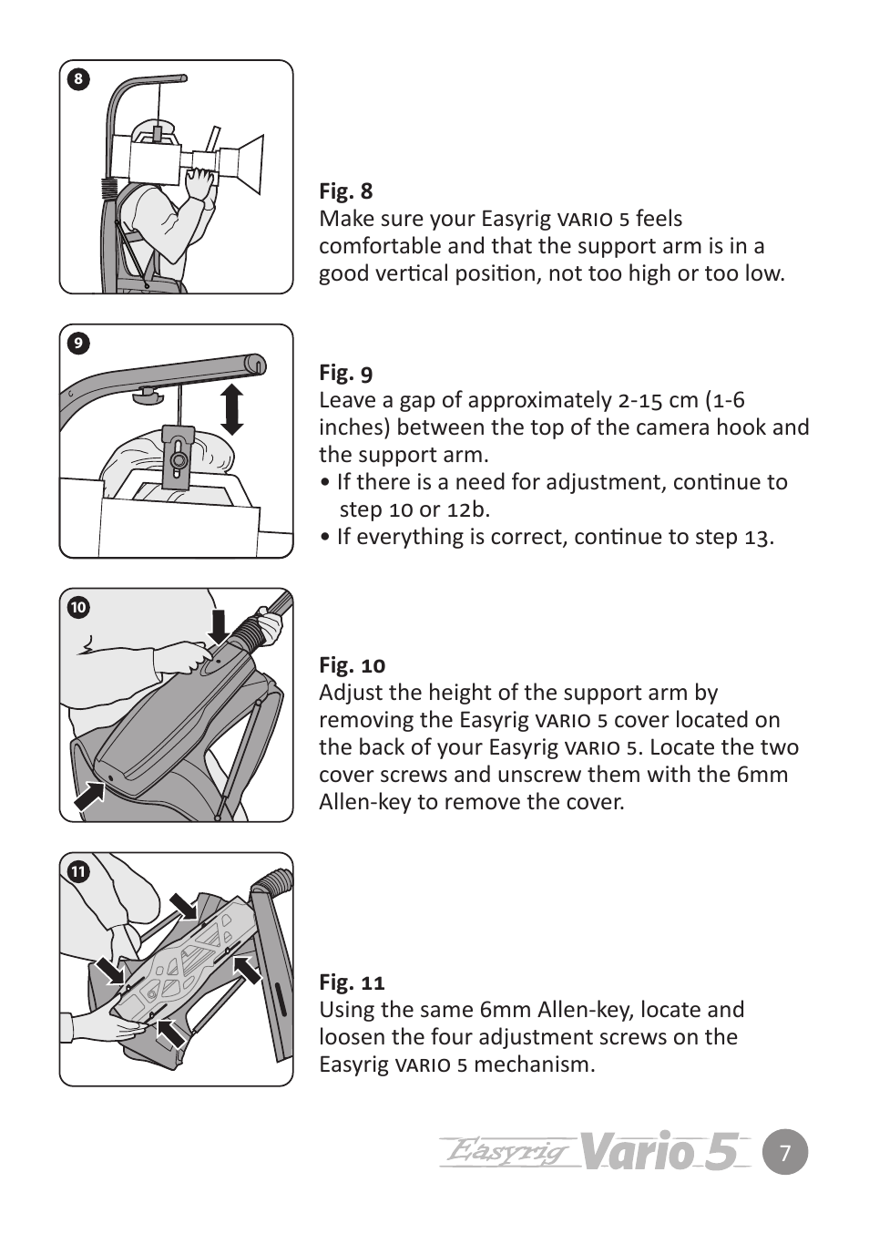 Easyrig 5 Vario User Manual | Page 7 / 12
