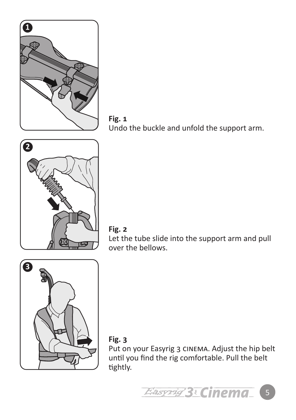 Easyrig 3 Cinema User Manual | Page 5 / 12