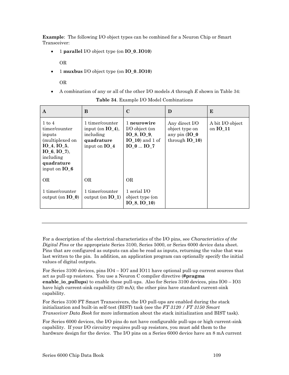 Hardware considerations | Echelon Series 6000 Chip databook User Manual | Page 121 / 181