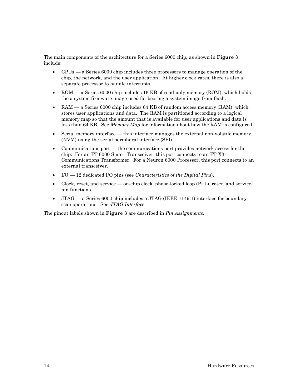Series 6000 architecture | Echelon Series 6000 Chip databook User Manual | Page 26 / 181