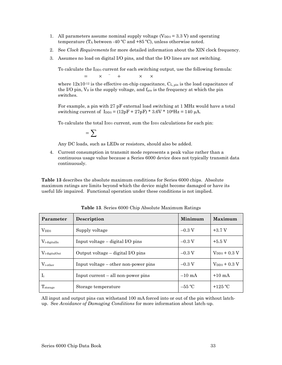 Echelon Series 6000 Chip databook User Manual | Page 45 / 181