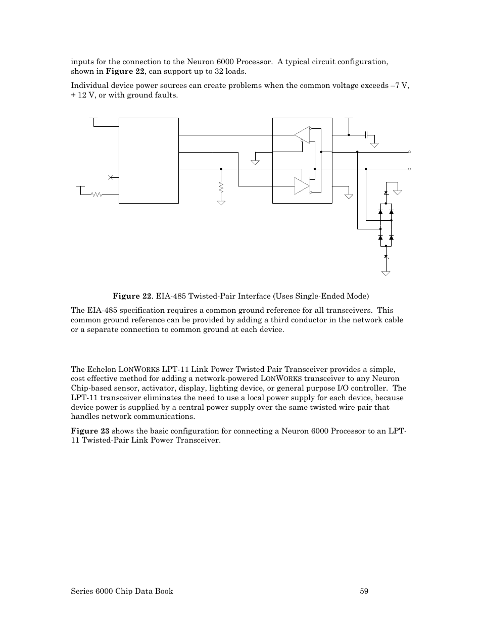 Lpt-11 link power transceivers, The echelon l | Echelon Series 6000 Chip databook User Manual | Page 71 / 181