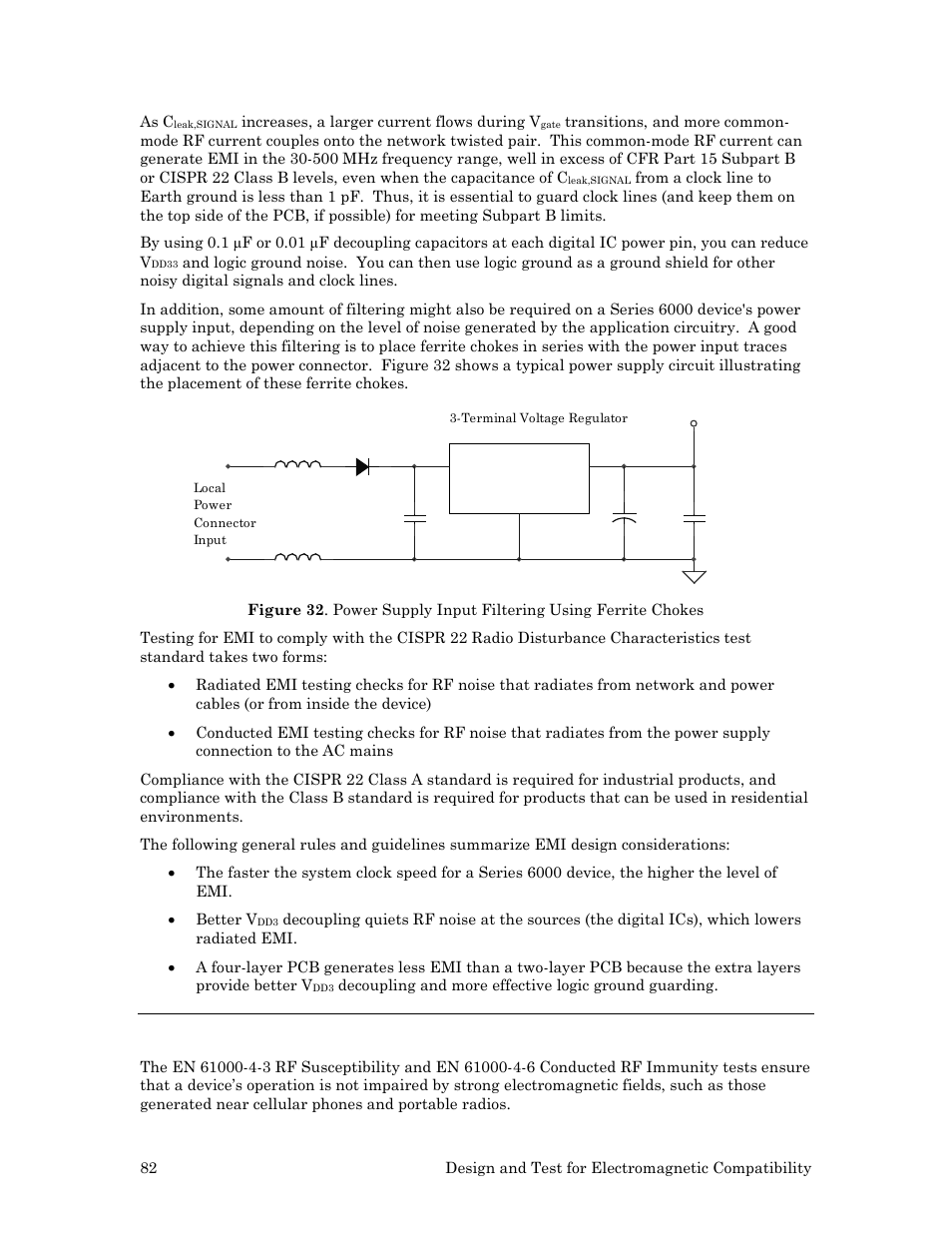 Radiated and conducted immunity | Echelon Series 6000 Chip databook User Manual | Page 94 / 181