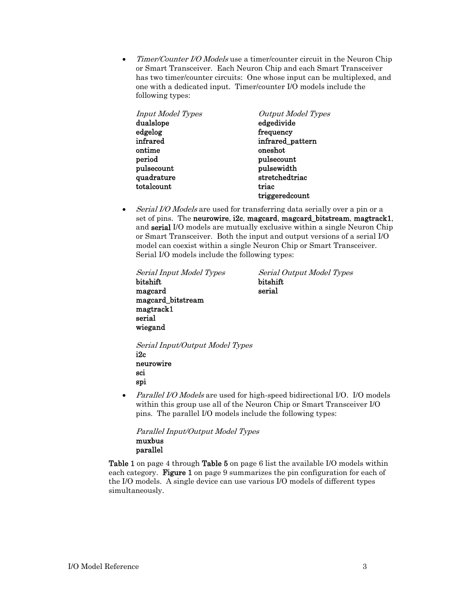 Echelon I/O Model Reference for Smart Transceivers and Neuron Chips User Manual | Page 13 / 209