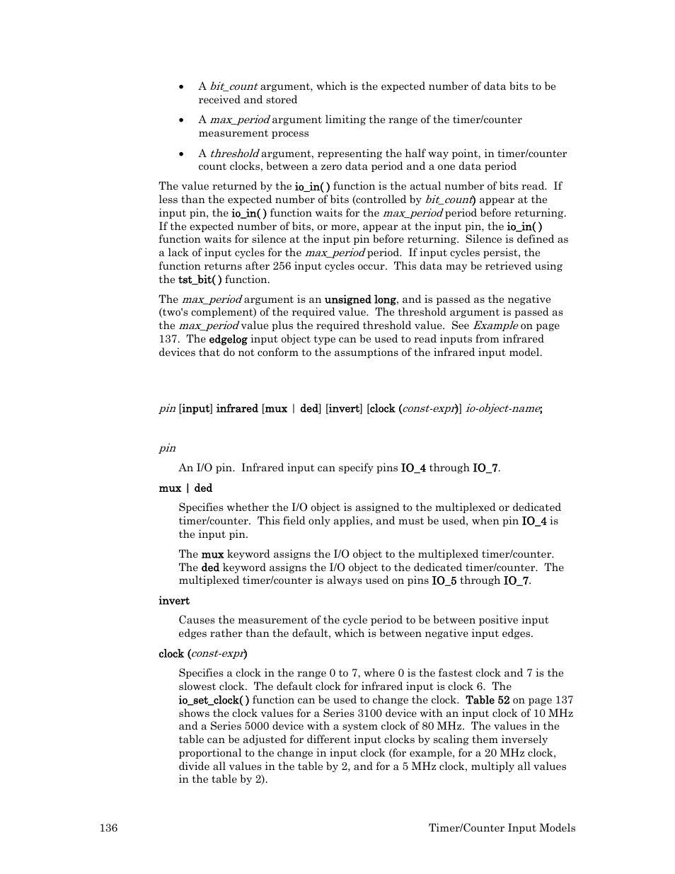 Syntax | Echelon I/O Model Reference for Smart Transceivers and Neuron Chips User Manual | Page 146 / 209