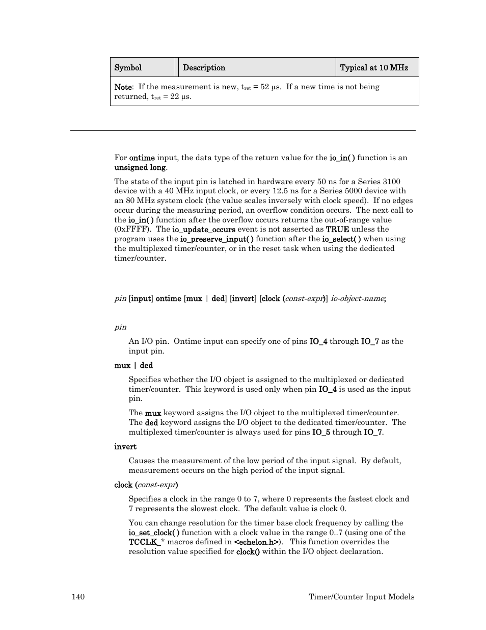 Programming considerations, Syntax | Echelon I/O Model Reference for Smart Transceivers and Neuron Chips User Manual | Page 150 / 209