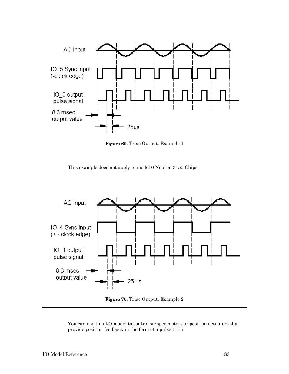 Triggered count output, Example 2 | Echelon I/O Model Reference for Smart Transceivers and Neuron Chips User Manual | Page 193 / 209