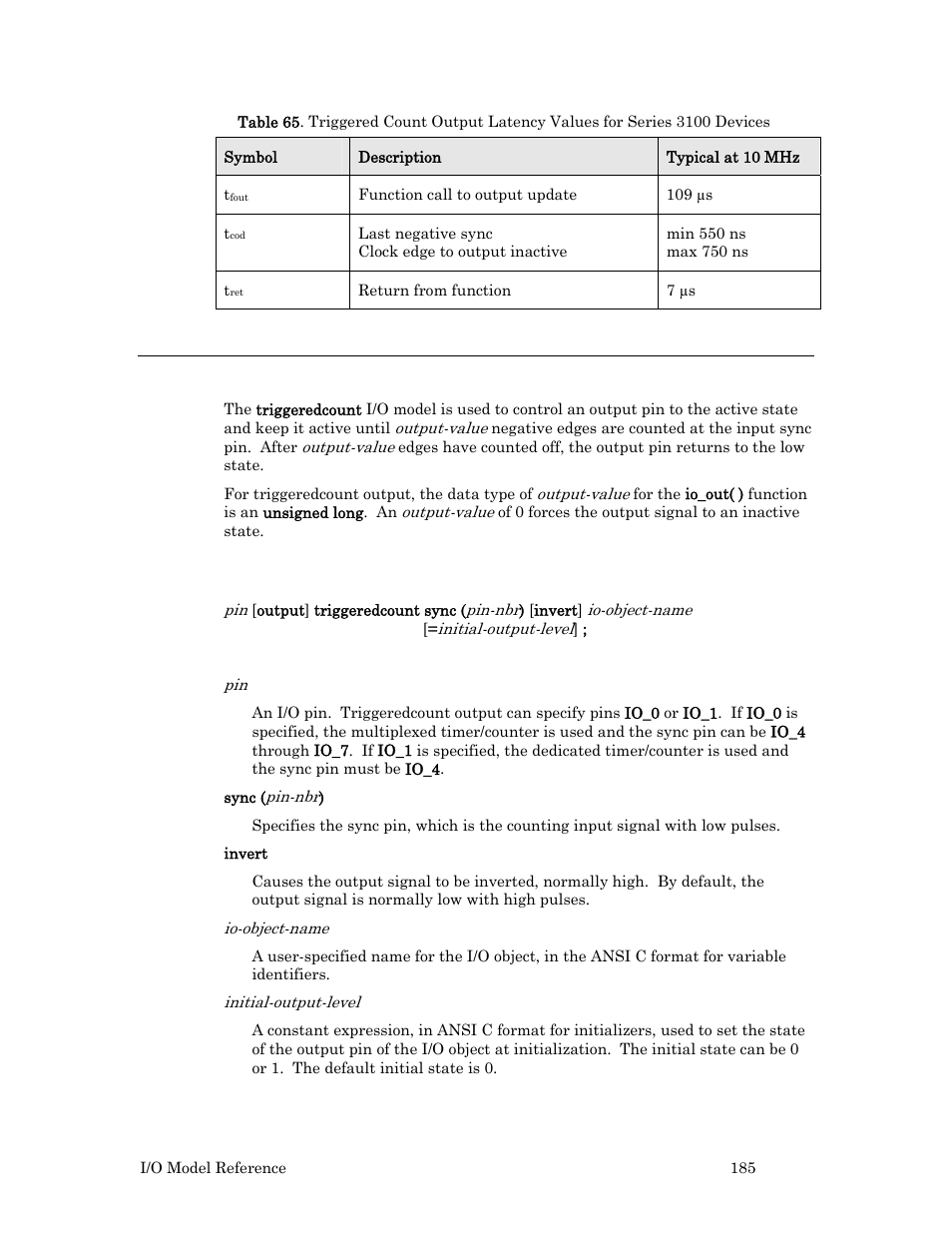 Programming considerations, Syntax | Echelon I/O Model Reference for Smart Transceivers and Neuron Chips User Manual | Page 195 / 209