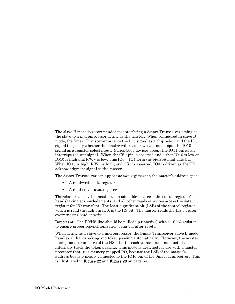 Slave b mode | Echelon I/O Model Reference for Smart Transceivers and Neuron Chips User Manual | Page 73 / 209